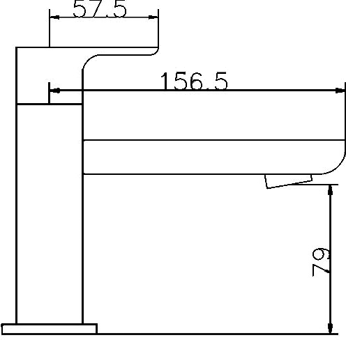 Bath Shower Mixer Tap With Shower Kit (Chrome). technical image