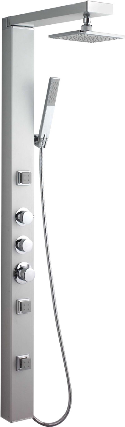 Shower Panel 1 With Aluminium Case. technical image
