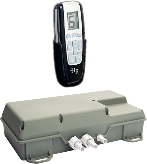 Remote Digital Shower Unit With Pump (Low Pressure). technical image