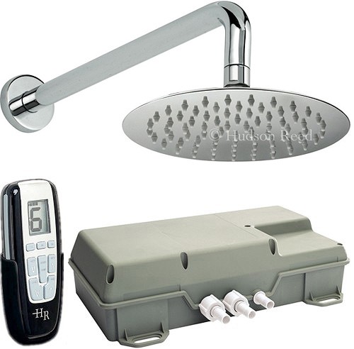 Remote Shower Unit & Thin Head (High Pressure). technical image