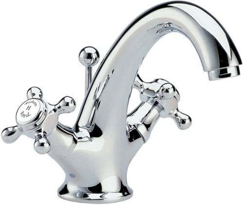 Mono basin mixer + free pop up waste. technical image