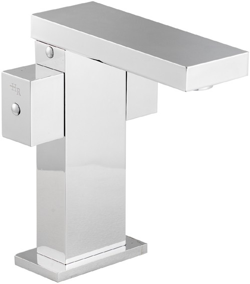 Mono Basin Mixer With Free Push Button Basin Waste. technical image