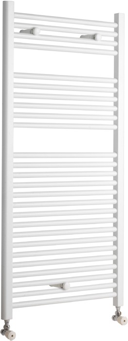 Flat Straight Towel Rail (White). 600x1200mm. 3120 BTU. technical image