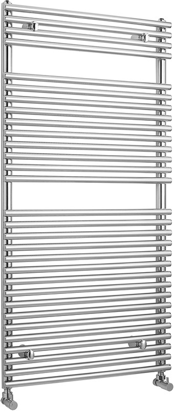 503 heated towel rail (chrome). 600x1200mm. 2125 BTU. technical image