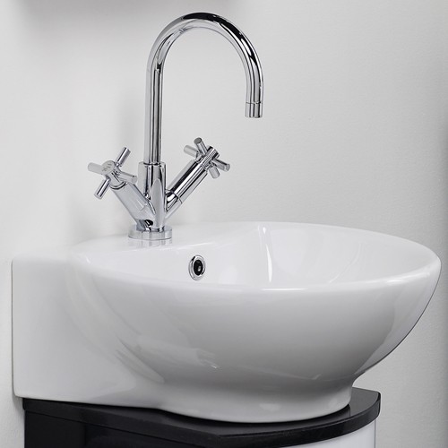 Freestanding Vanity Basin. 300x373mm. technical image