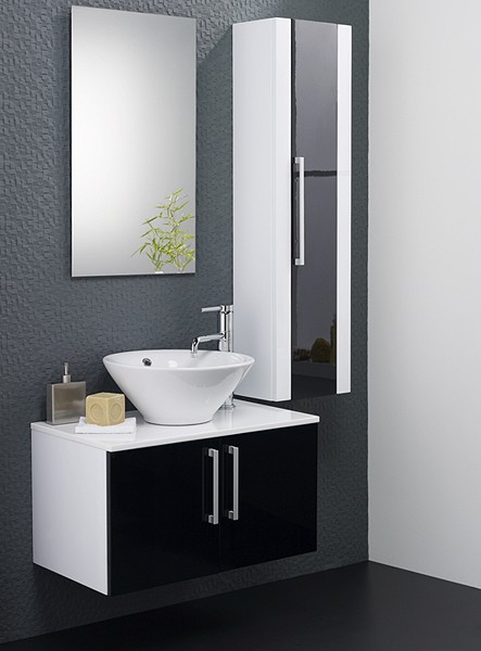 Wall Hung Furniture Pack (White Granite Worktop). technical image