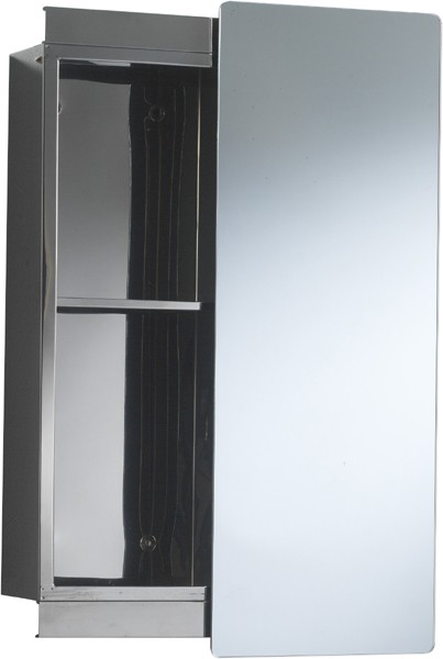 Yesenia Mirror Bathroom Cabinet.  210x660x130mm. technical image