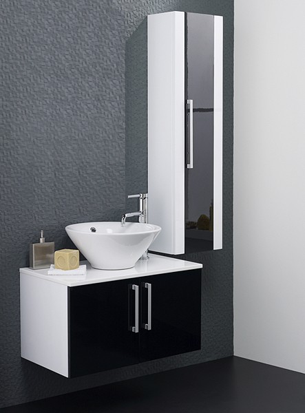 Wall Hung Furniture Pack (White Granite Worktop). technical image