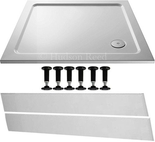 Easy Plumb Rectangular Shower Tray. 1000x900x40mm. technical image