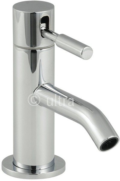 Lever mono basin mixer with pop up waste. technical image