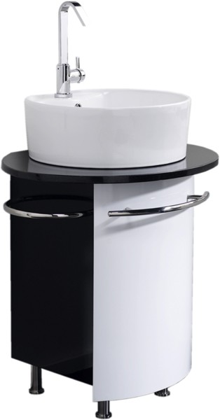 Vanity Unit With Granite Top & Basin. 833x660mm. technical image