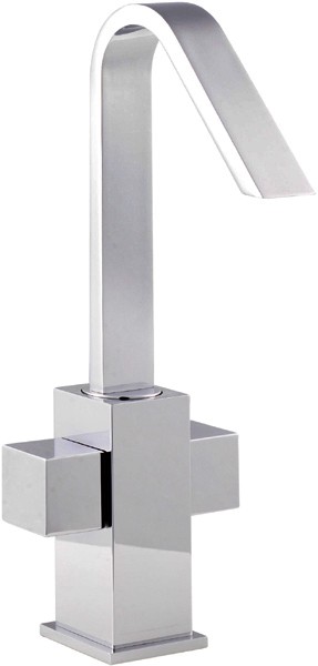 Mono Basin Mixer With Swivel Spout & Free Pop Up Waste. technical image