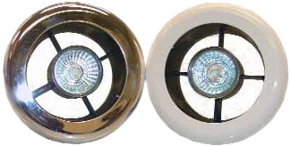 Shower Extractor Fan Kit With Light. 100mm. technical image