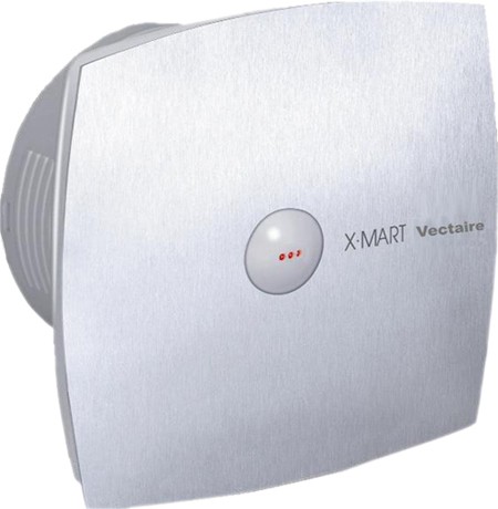 Auto Extractor Fan. 120mm (Stainless Steel). technical image
