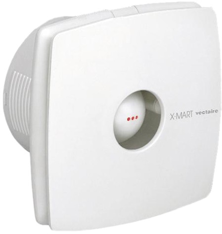 Timer Extractor Fan With Humidistat. 150mm (White). technical image