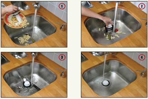 Mr Scrappy Multi-Purpose Waste Disposal Tool. technical image