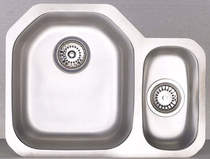 Astracast Sink Echo D1 1.5 bowl right handed stainless steel kitchen sink.