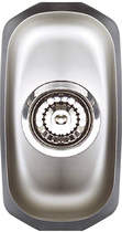 Astracast Sink Echo H1 half bowl brushed steel undermount kitchen sink.