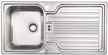Astracast Sink Montreux 1.0 bowl brushed stainless steel kitchen sink & Extras.