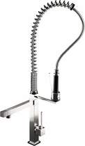 Astracast Nexus Brushed Steel Professionale Kitchen Tap & Rinser.  900mm High.