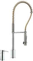 Abode Alto Duo 2 Tap Hole Professional Kitchen Tap (Chrome).