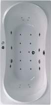 Aquaestil Apollo Eclipse Double Ended Whirlpool Bath. 24 Jets. 1800x800mm.