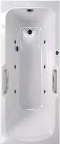 Aquaestil Buckingham Aquamaxx Whirlpool Bath & Handles. 6 Jets. 1700x700.