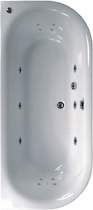 Aquaestil Metauro1 Double Ended Whirlpool Bath & Panels. 14 Jets .