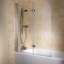 Bristan Java 2 Panel Bathscreen (Left Handed, Silver).