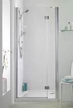 Bristan Java 800mm Hinged Shower Door (Silver).