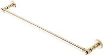 Bristan 1901 Single 24" Towel Rail, Gold Plated.