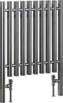 Bristan Heating Ovali Bathroom Radiator (Chrome). 600x800mm.