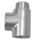 Lazzarini Dual Fuel Adapter in Chrome.