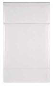 Woodlands W.C. Unit (Gloss White). 500x310x870mm