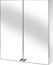 Croydex Cabinets Mirror Bathroom Cabinet With 2 Doors. 600x670x120mm.