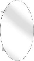 Croydex Cabinets Oval Mirror Bathroom Cabinet. 450x650x110mm.