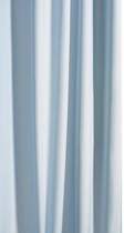 Croydex Textile Shower Curtain & Rings (Light Blue, 1800mm).