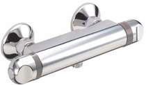 Deva Response Low Pressure Thermostatic shower valve (chrome).