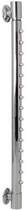 Vado Shower 15 Jet rounded rainbar in chrome.