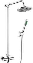 Hydra Showers Manual Shower Set With Valve, Riser & Shower Head.
