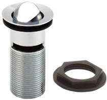Mayfair Accessories Flip Plug Basin Waste (Slotted, Chrome).