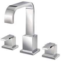 Mayfair Flow 3 Tap Hole Bath Filler Tap (Chrome).