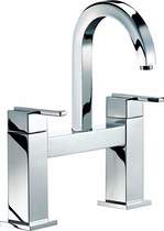 Mayfair Ice Quad Lever Bath Filler Tap (High Spout, Chrome).