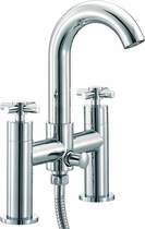 Mayfair Series C Bath Shower Mixer Tap With Shower Kit (High Spout).