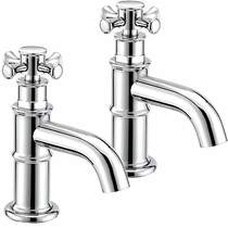 Mayfair Tait Cross Bath Taps (Pair, Chrome).