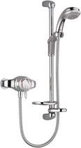 Mira Gem88 Exposed Manual Shower Valve With Slide Rail, Handset & Hose.