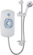 Mira Orbis 9.8kW Thermostatic Electric Shower With LCD (White).