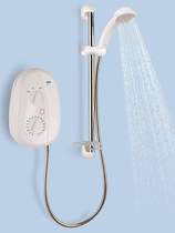 Mira Vie 8.5kW Electric Shower In White & Chrome.