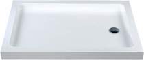 MX Trays Acrylic Capped Rectangular Shower Tray. 1200x800x80mm.