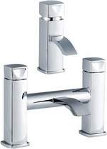 Premier Series A Basin & Bath Filler Tap Set (Chrome).